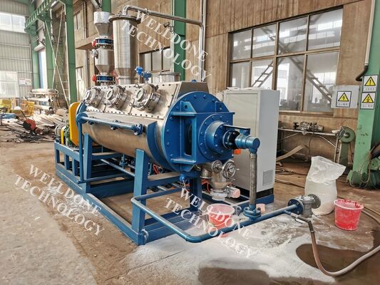 Thermische olie verwarming SUS304 schijf type vacuüm peddel droger