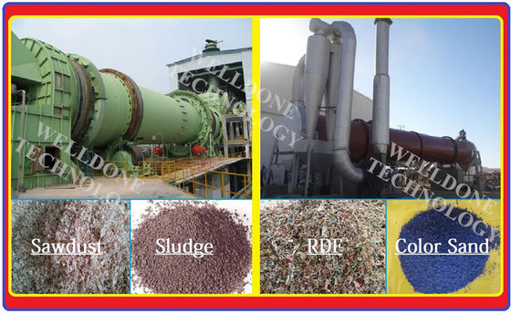 High Speed Salt Drying Machine Sauwdust Rotary Dryer