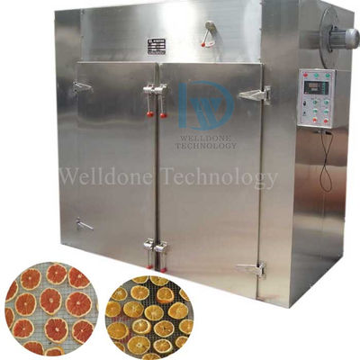 Commerciële droogmachine Warme luchtcirculatie 144bakken Droogoven Voedsel en fruit verwerking Dehydrator Grote capaciteit