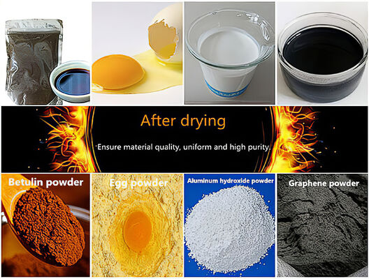 Automatische lab-spuitdroger met temperatuurcontrole bij de luchtinlaat van 30 tot 300 °C en verdampingskapaciteit van 1 kg/uur
