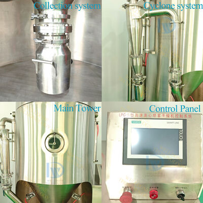LPG-5 Lab Mini Low Temperature Vacuum Spray Dryer met een capaciteit van 5 Lit en een temperatuurregeling van 30~300°C voor 1 kg/h verdamping