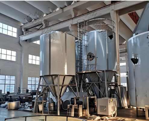 Drogen bij lage temperatuur Spuitdroogmachine Droogefficiëntie 70% Explosiebestendig