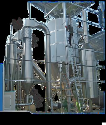 Farmaceutische niveau op maat gemaakte sproeidroogmachine met 70% droogefficiëntie voor melkpoeder
