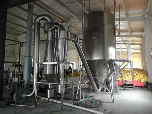 Apotheekniveau en op maat gemaakte GMP-sproeidroogmachine met droogtemperatuur van 120-350 ℃
