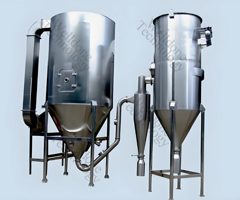 Apotheekniveau en op maat gemaakte GMP-sproeidroogmachine met droogtemperatuur van 120-350 ℃