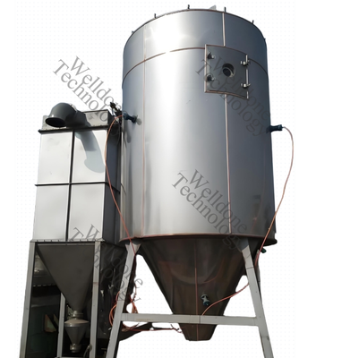 Goedkope, zeer efficiënte centrifugale sproeidroger met SUS316L-materiaal voor kleurstofslurry