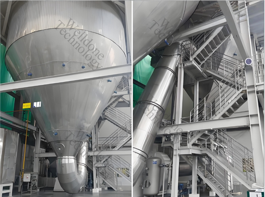 Op maat gemaakt en tegen lage kosten / met grote korting GMP-sproeidroogmachine met droogtemperatuur van 120-350 ℃