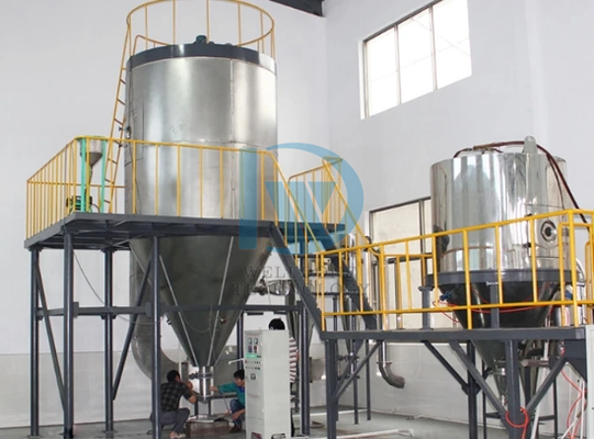 Apotheekniveau en op maat gemaakte GMP-sproeidroogmachine met droogtemperatuur van 120-350 ℃