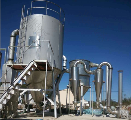 Op maat gemaakte en Food Grade SUS316L LPG centrifugale sproeidroger met 70% droogefficiëntie