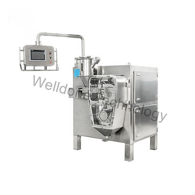 150kg/H de vochtigheid activeerde Droge Granulatormachine met Touch screen